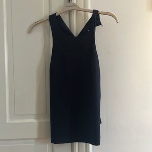 Navy work top size small